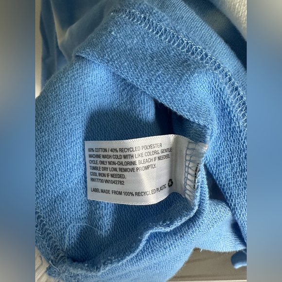 Blue & White Tie Dye Long Sleeve - Picture 5 of 5